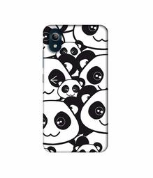 Amazon Brand - Solimo Designer Panda Texture 3D Printed Hard Back Case Mobile Cover for Vivo Y91i