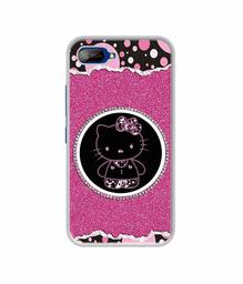 Amazon Brand - Solimo Designer Kitty with Glitter UV Printed Soft Back Case Mobile Cover for Itel A25