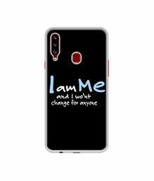 Amazon Brand - Solimo Designer Quotes UV Printed Soft Back Case Mobile Cover for Samsung Galaxy A20s