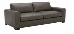 Amazon Brand – Stone & Beam Westview Extra-Deep Down-Filled Leather Sofa Couch, 89