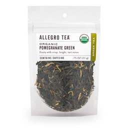 Allegro Tea, Green Pomegranate Organic, 0.75 Ounce