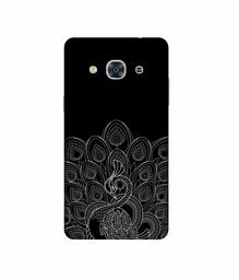 Amazon Brand - Solimo Designer Peacock Pattern 3D Printed Hard Back Case Mobile Cover for Samsung Galaxy J3 Pro