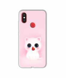 Amazon Brand - Solimo Designer Kitty UV Printed Soft Back Case Mobile Cover for Mi A2