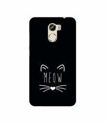 Amazon Brand - Solimo Designer Meow 3D Printed Hard Back Case Mobile Cover for Gionee X1