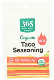 365 by Whole Foods Market, Organic Taco Seasoning, Hot, 1 Ounce