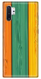 Amazon Brand - Solimo Designer Colorful Wooden Pattern 3D Printed Hard Back Case Mobile Cover for Samsung Galaxy Note 10 Plus