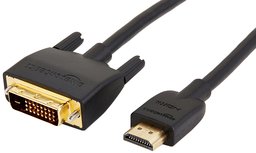 AmazonBasics HDMI-till DVI-adapterkabel, (senaste standarden) 3 meter, 10-pack, (Inte för anslutning till SCART- eller VGA-anslutningar)