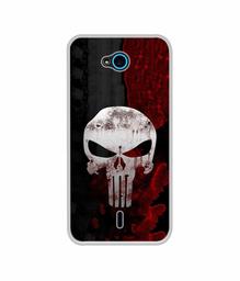 Amazon Brand - Solimo Designer Punisher Skull UV Printed Soft Back Case Mobile Cover for InFocus Bingo 21