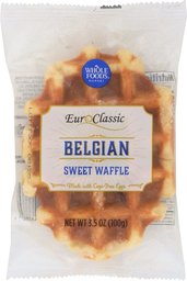 Whole Foods Market, Waffle Belgian Sweet 3.5 Ounce