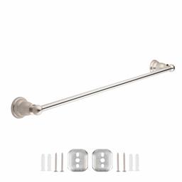 AmazonBasics Classic 24-Inch Towel Bar, Satin Nickel