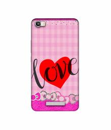 Amazon Brand - Solimo Designer Love Print On Cloth Pattern 3D Printed Hard Back Case Mobile Cover for Lava Iris X8