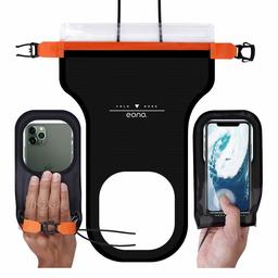 [Amazon Brand] Eono Smartphone Waterproof Case, IPX8 Waterproof, Touch Control, Phone Calling, Face Identification, Compatible with iPhone, Android Phones - Suitable for Baths, Springs, Pools, Underwater Photography, Swimming, Diving, Fishing, Sea, Rain, Snow etc.