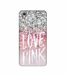 Amazon Brand - Solimo Designer Love Pink 3D Printed Hard Back Case Mobile Cover for Oppo A37