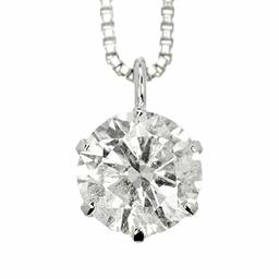 Amazon Collection (Amazon Collection) (AMBZO) Pt900 Diamond Necklace 0.5ct 6 Prong (J.I1.VG Equivalent) PS2459PT-05