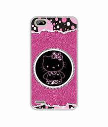 Amazon Brand - Solimo Designer Kitty with Glitter UV Printed Soft Back Case Mobile Cover for Itel A22 Pro