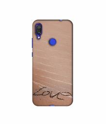 Amazon Brand - Solimo Designer Love 3D Printed Hard Back Case Mobile Cover for Xiaomi Redmi Note 7 Pro