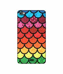 Amazon Brand - Solimo Designer Multicolor Pattern 3D Printed Hard Back Case Mobile Cover for Micromax Canvas Sliver 5 Q450