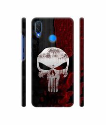 Amazon Brand - Solimo Designer Punisher Skull 3D Printed Hard Back Case Mobile Cover for Huawei Nova 3i