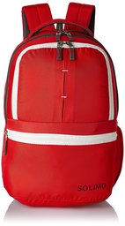 Amazon Brand - Solimo 25 Ltrs Red Casual Backpack