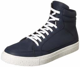 Amazon Brand - Symbol Men's Navy PU Sneakers-11 UK (45 EU) (12 US) (AZ-SY-410)