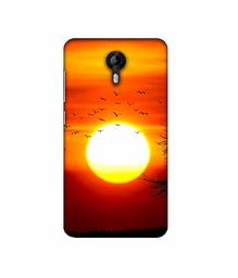 Amazon Brand - Solimo Designer Sunset View 3D Printed Hard Back Case Mobile Cover for Micromax Canvas Nitro 4G E455