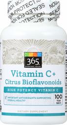 365 Everyday Value, Vitamin C + Citrus Bioflavonoids, 100 ct