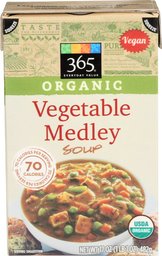 365 Everyday Value, Organic Vegetable Medley Soup, 17 oz