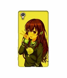 Amazon Brand - Solimo Designer DJ Girl Vector 3D Printed Hard Back Case Mobile Cover for Sony Xperia X