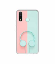 Amazon Brand - Solimo Designer Head Phone UV Printed Soft Back Case Mobile Cover for Vivo Y19