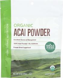 Whole Foods Market, Organic Acai Powder, 4 oz