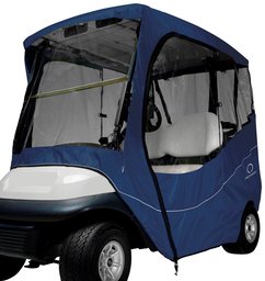 AmazonBasics Classic Accessories Fairway Travel Golf Cart Long Roof Enclosure - Navy