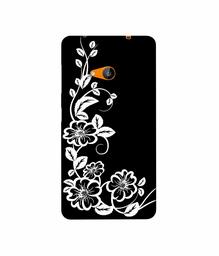 Amazon Brand - Solimo Designer Flower 3D Printed Hard Back Case Mobile Cover for Microsoft Lumia 535