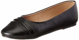 Amazon Brand - Symbol Women's Black Ballet Flats-5 UK (38 EU) (8 US) (SYM-WS-001)