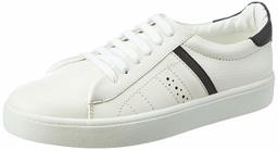 Amazon Brand - Symbol Women's White/Black Sneakers-5 UK (38 EU) (8 US) (AZ-WSY-17)