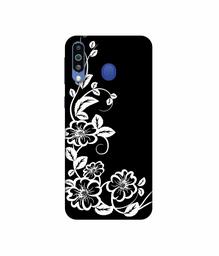 Amazon Brand - Solimo Designer Flower 3D Printed Hard Back Case Mobile Cover for Samsung Galaxy M21