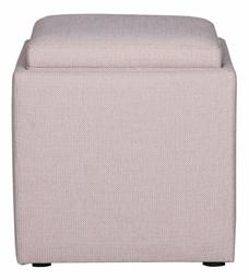 Amazon Brand – Rivet Ross Modern Fabric Lift-Top Storage Ottoman Pouf, 17.7