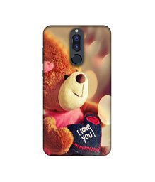 Amazon Brand - Solimo Designer Teddy Bear UV Printed Soft Back Case Mobile Cover for Huawei Honor 9i