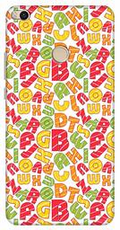 Amazon Brand - Solimo Designer Alphabet Pattern Design 3D Printed Hard Back Case Mobile Cover for Xiaomi Mi Max 2