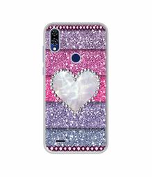 Amazon Brand - Solimo Designer Stone Heart UV Printed Soft Back Case Mobile Cover for Gionee F10