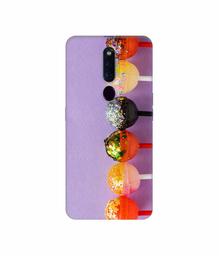 Amazon Brand - Solimo Designer Gilliter Lollipops 3D Printed Hard Back Case Mobile Cover for Oppo F11 Pro