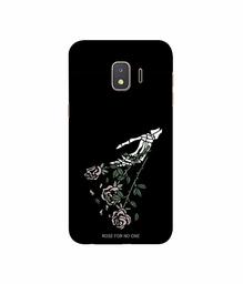 Amazon Brand - Solimo Designer Rose for No One 3D Printed Hard Back Case Mobile Cover for Samsung Galaxy J2 Core