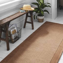 Amazon Brand – Stone & Beam Contemporary Mode Tone Wool Runner Rug, 2' 6