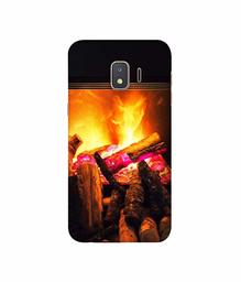 Amazon Brand - Solimo Designer Born Fire 3D Printed Hard Back Case Mobile Cover for Samsung Galaxy J2 Core