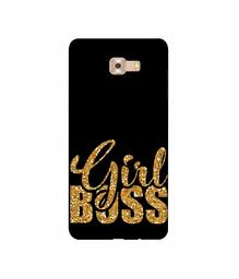 Amazon Brand - Solimo Designer Sparkle Girl Boss 3D Printed Hard Back Case Mobile Cover for Samsung Galaxy C9 Pro