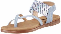 Flavia Women's Blue Fashion Sandals-6 UK (38 EU) (7 US) (FL156/BLU)