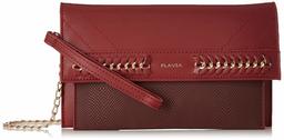 Flavia Women's Clutch (Wine)