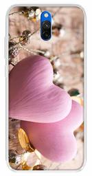 Amazon Brand - Solimo Designer Multicolor Pink Heart Design Printed Soft Back Case Mobile Cover for Xiaomi Redmi 8A Dual