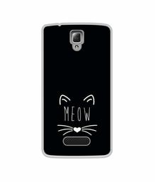 Amazon Brand - Solimo Designer Meow UV Printed Soft Back Case Mobile Cover for Lenovo A2010