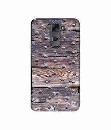 Amazon Brand - Solimo Designer Wooden Blocks Check 3D Printed Hard Back Case Mobile Cover for LG Stylus 2