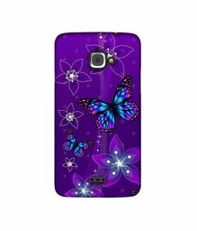 Amazon Brand - Solimo Designer Butterflies 3D Printed Hard Back Case Mobile Cover for InFocus M350